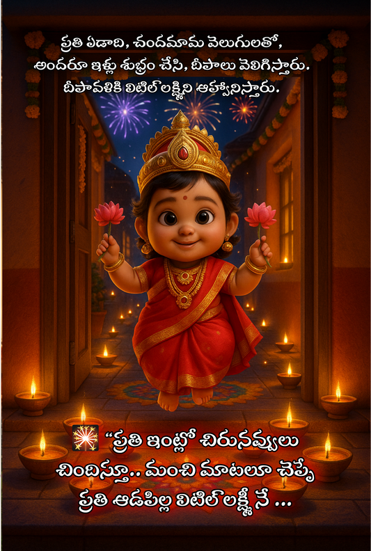 LITTLE LAKSHMI THEMED CUSTOMISED STORY BOOK