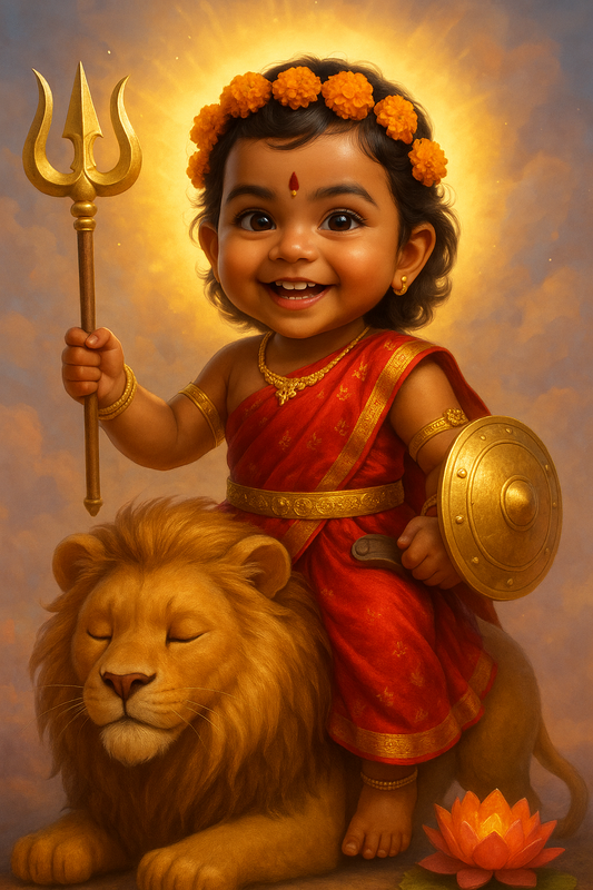 BABY AS HINDU GODESS THEMED CUSTOMISED STORY BOOK