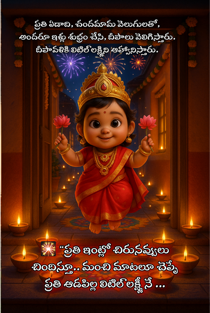 LITTLE LAKSHMI THEMED CUSTOMISED STORY BOOK