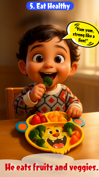 Personalized Good Habitjs Book for Kids | Name & Avatar Story
