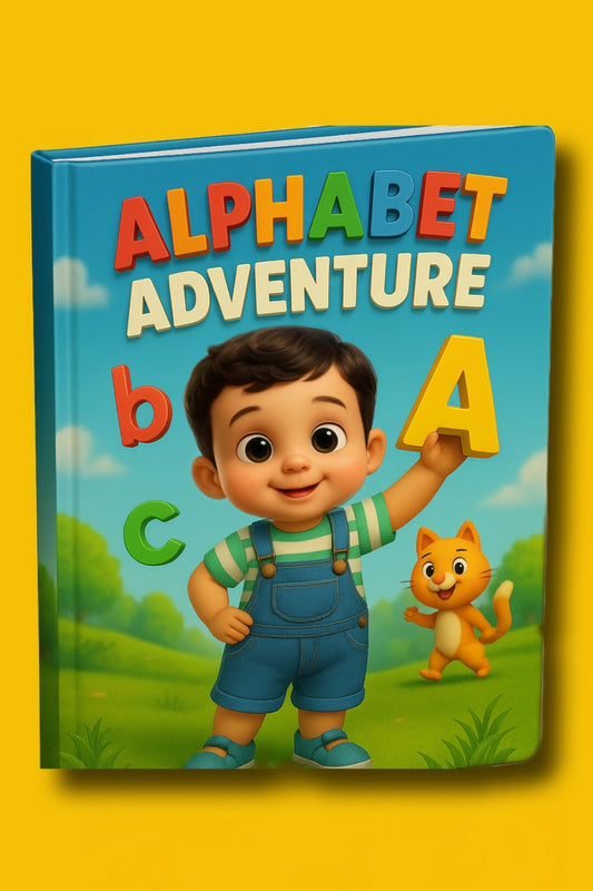 Customised Alphabet Adventure Book | Name & Photo Book