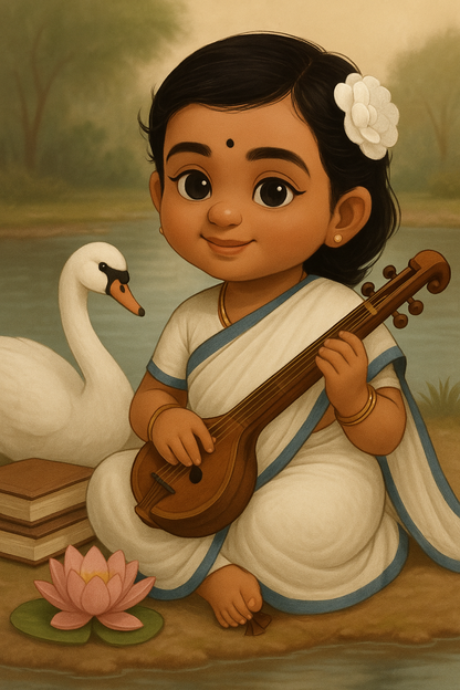 BABY AS HINDU GODESS THEMED CUSTOMISED STORY BOOK