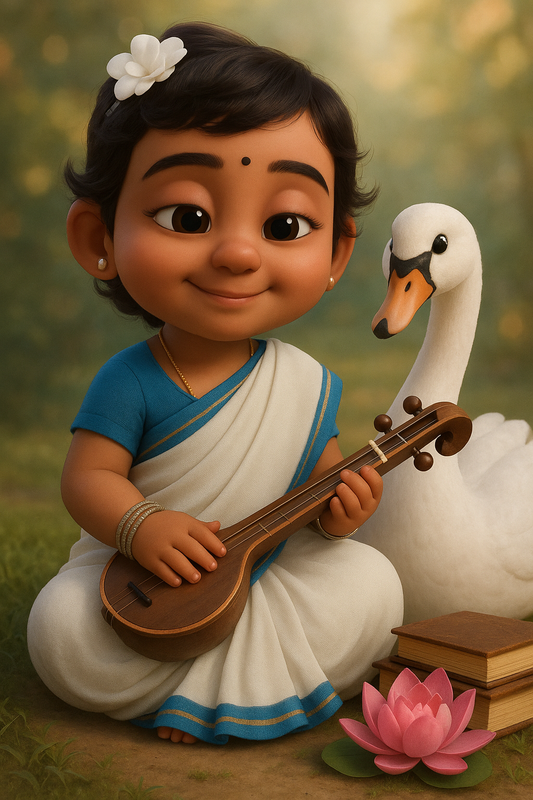 BABY AS HINDU GODESS THEMED CUSTOMISED STORY BOOK