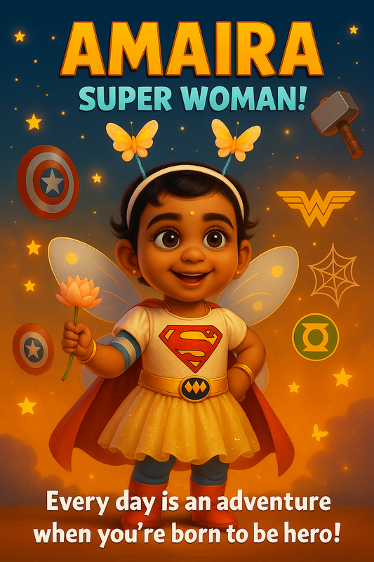 Personalized SuperWomen Story Book | Custom Name & Photo
