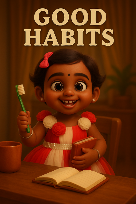 Personalized Good Habits Book for Kids | Name & Avatar Story