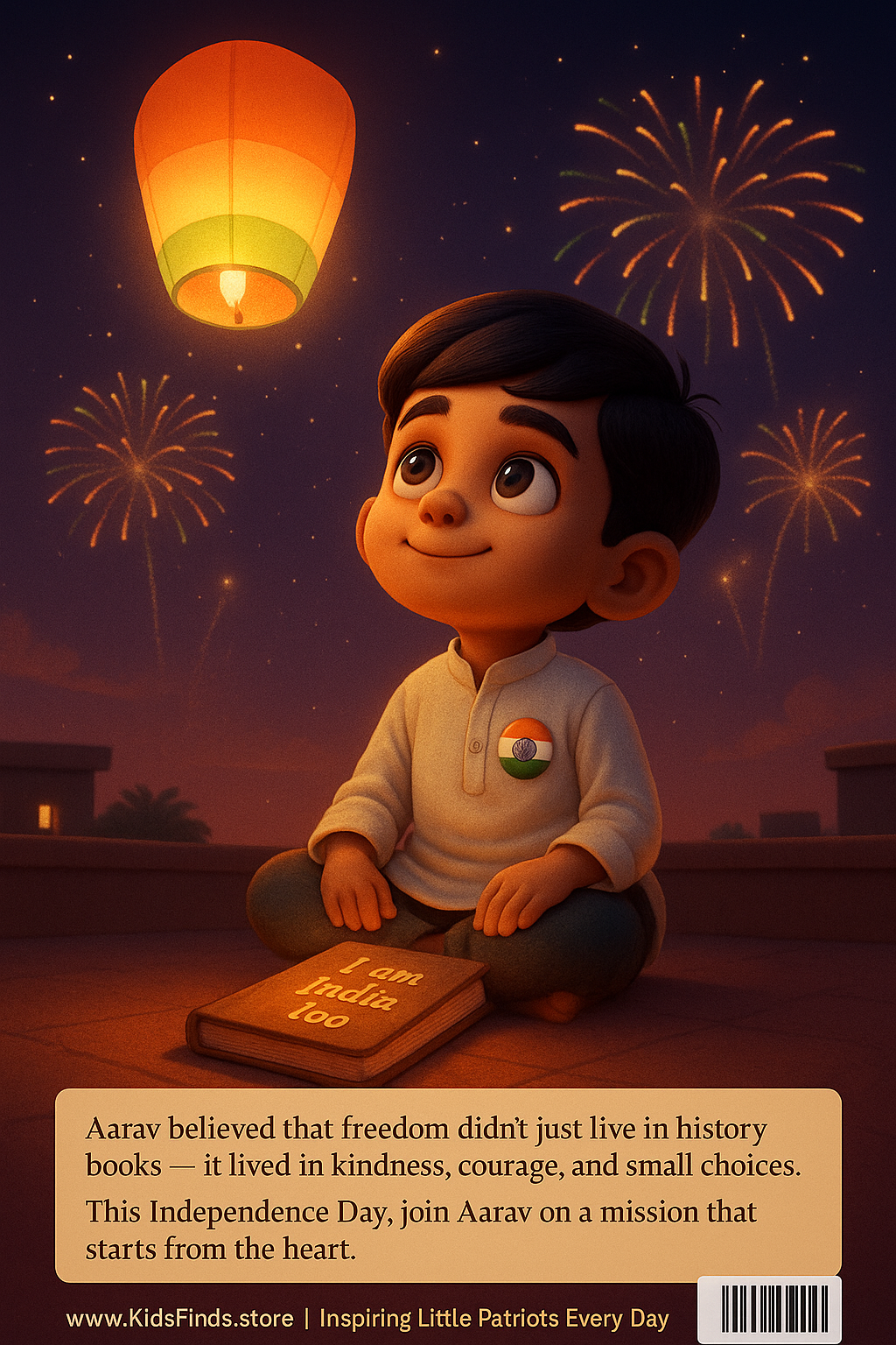 INDEPENDENCE DAY CUSTOMISED PHOTO STORY BOOK BOY