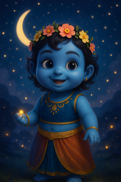 BABY AS HINDU GODESS THEMED CUSTOMISED STORY BOOK